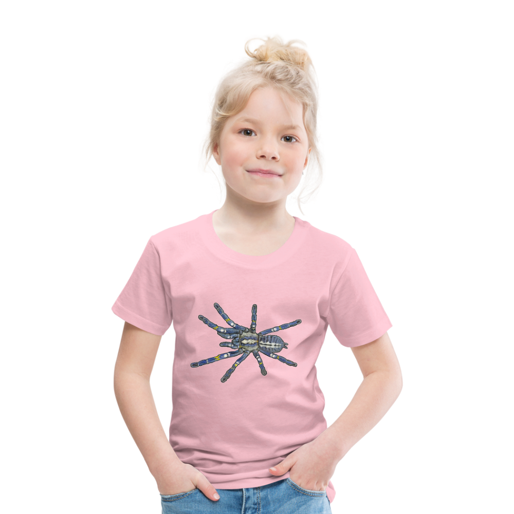 Kinder Basic T-Shirt Poecilotheria metallica - Hellrosa