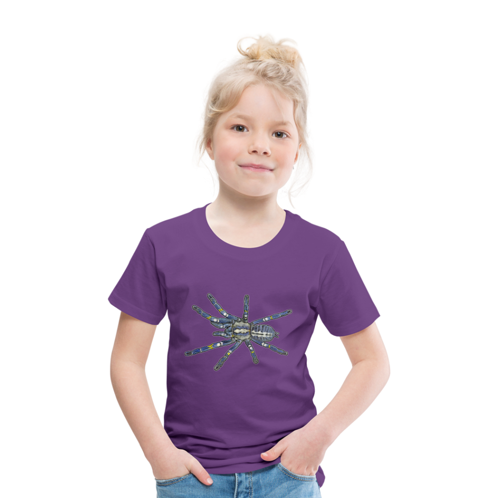 Kinder Basic T-Shirt Poecilotheria metallica - Lila