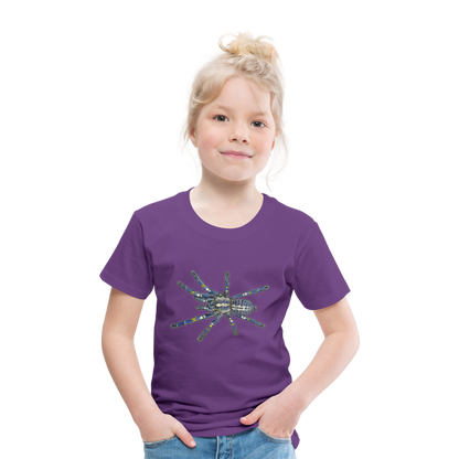 Kinder Basic T-Shirt Poecilotheria metallica - Lila