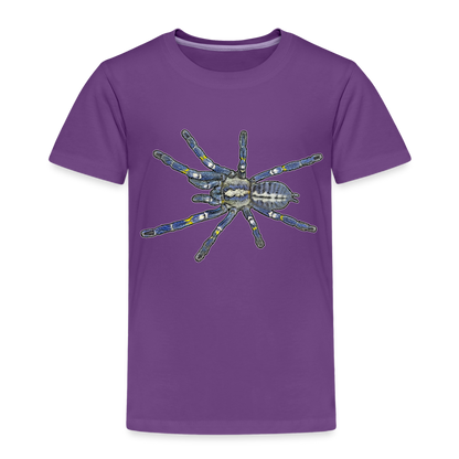 Kinder Basic T-Shirt Poecilotheria metallica - Lila