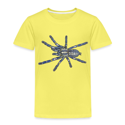 Kinder Basic T-Shirt Poecilotheria metallica - Gelb