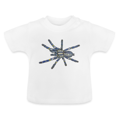 Baby T-Shirt Poecilotheria metallica - weiß