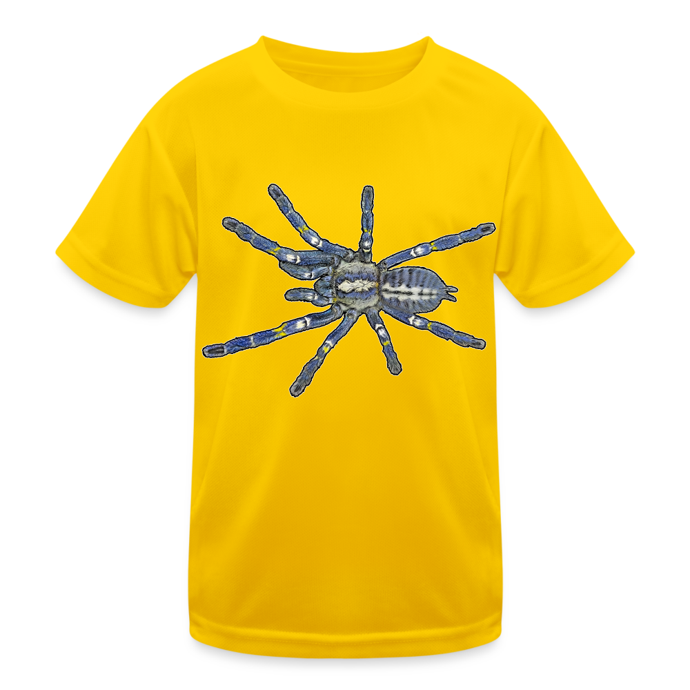 Kinder Funktions-T-Shirt Poecilotheria metallica - Eigelb