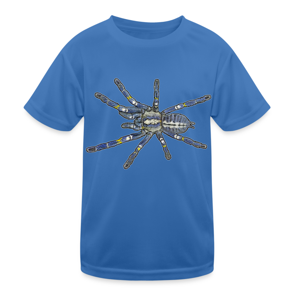 Kinder Funktions-T-Shirt Poecilotheria metallica - Königsblau
