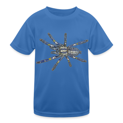 Kinder Funktions-T-Shirt Poecilotheria metallica - Königsblau