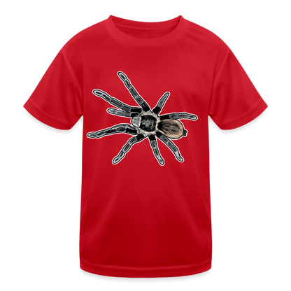 Kinder Funktions-T-Shirt Tliltocatl vagans - Rot