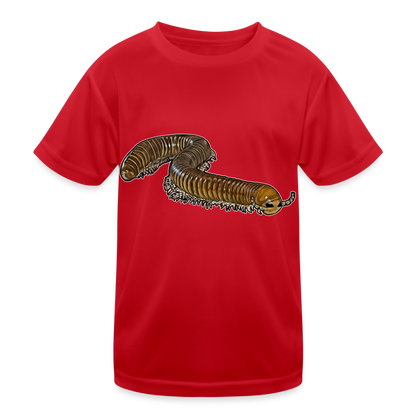 Kinder Funktions-T-Shirt Telodeinopus aoutii - Rot