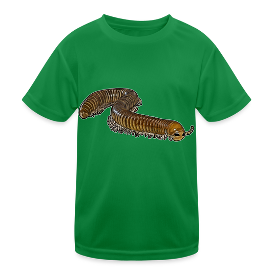 Kinder Funktions-T-Shirt Telodeinopus aoutii - Kelly Green