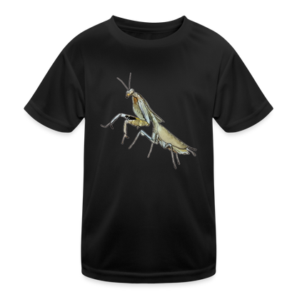 Kinder Funktions-T-Shirt Deroplatys truncata female - Schwarz