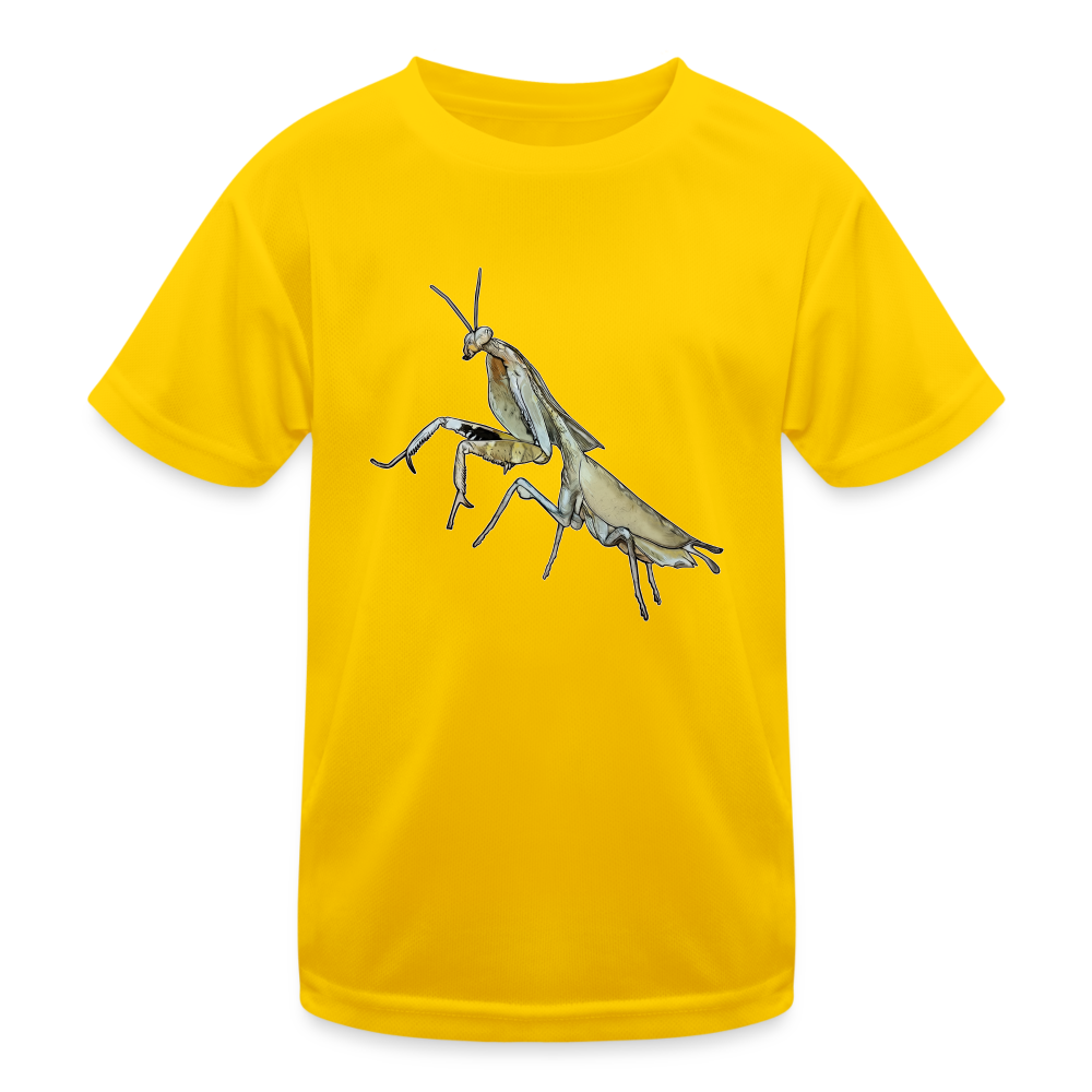 Kinder Funktions-T-Shirt Deroplatys truncata female - Eigelb