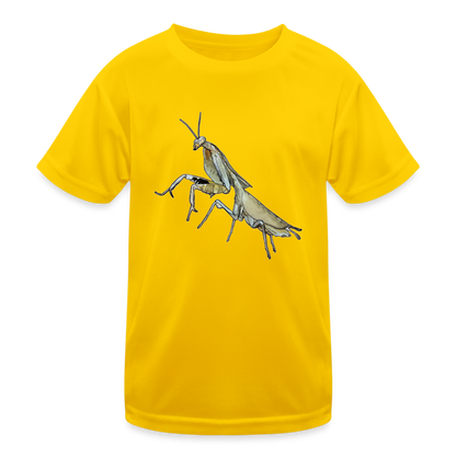 Kinder Funktions-T-Shirt Deroplatys truncata female - Eigelb