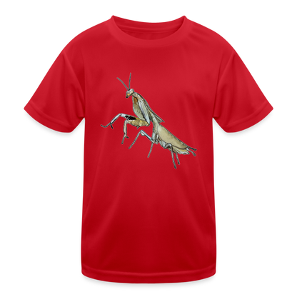 Kinder Funktions-T-Shirt Deroplatys truncata female - Rot
