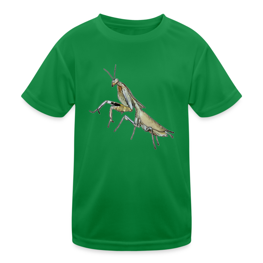 Kinder Funktions-T-Shirt Deroplatys truncata female - Kelly Green