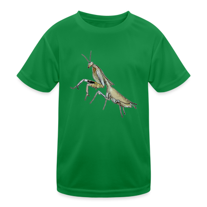Kinder Funktions-T-Shirt Deroplatys truncata female - Kelly Green