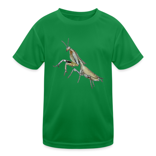 Kinder Funktions-T-Shirt Deroplatys truncata female - Kelly Green