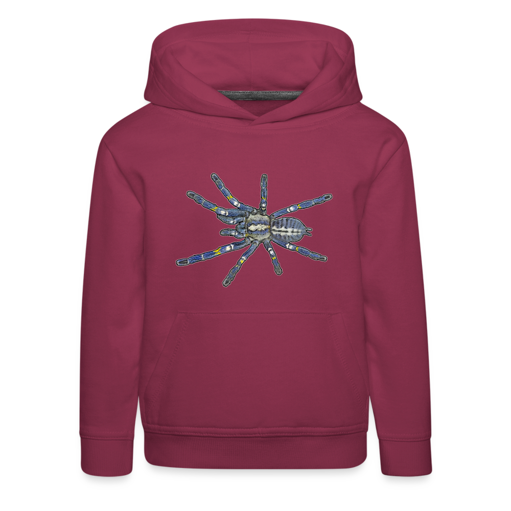 Kinder Hoodie Poecilotheria metallica - Bordeaux