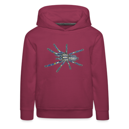 Kinder Hoodie Poecilotheria metallica - Bordeaux