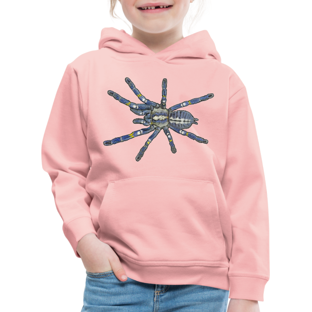 Kinder Hoodie Poecilotheria metallica - Kristallrosa