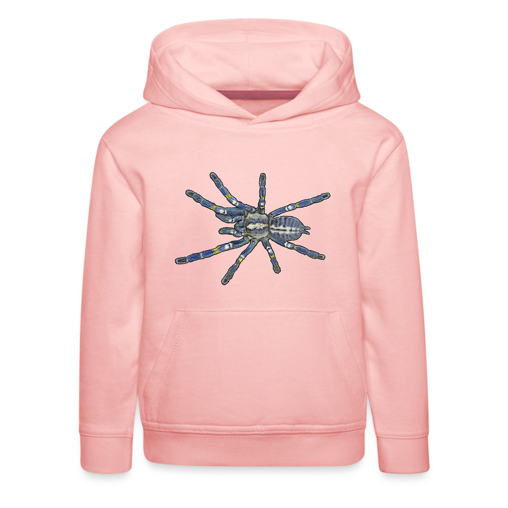 Kinder Hoodie Poecilotheria metallica - Kristallrosa