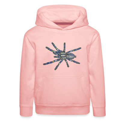 Kinder Hoodie Poecilotheria metallica - Kristallrosa