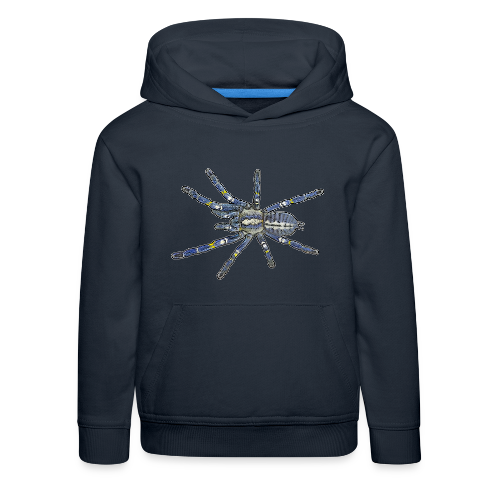 Kinder Hoodie Poecilotheria metallica - Navy