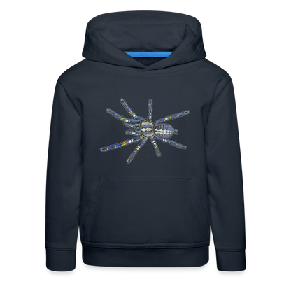 Kinder Hoodie Poecilotheria metallica - Navy