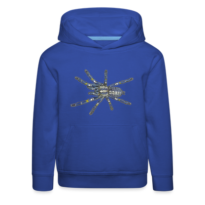 Kinder Hoodie Poecilotheria metallica - Royalblau