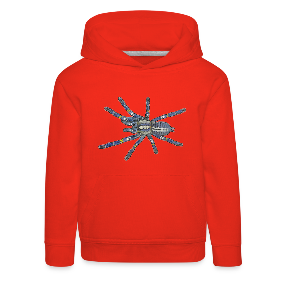 Kinder Hoodie Poecilotheria metallica - Rot
