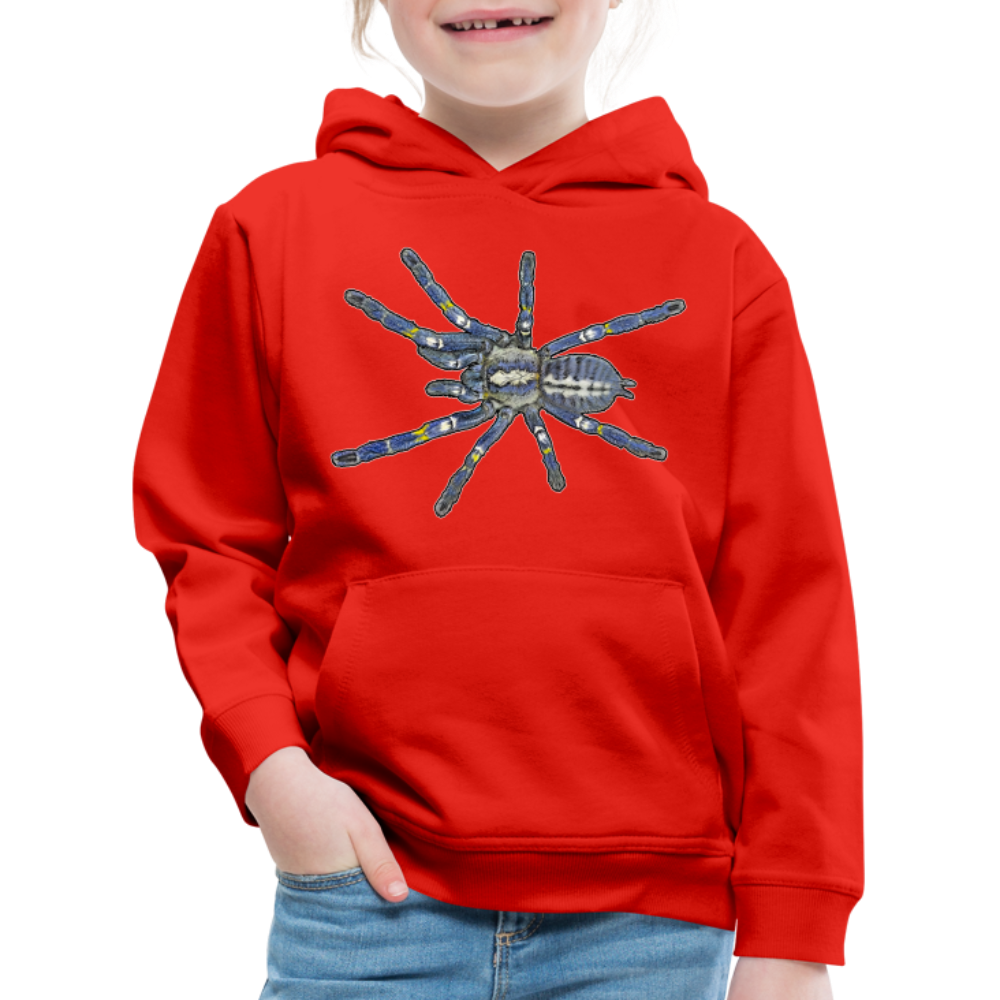 Kinder Hoodie Poecilotheria metallica - Rot