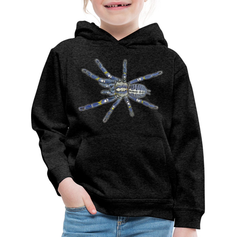 Kinder Hoodie Poecilotheria metallica - Anthrazit