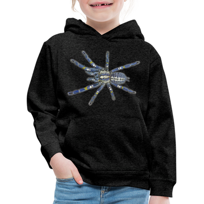 Kinder Hoodie Poecilotheria metallica - Anthrazit