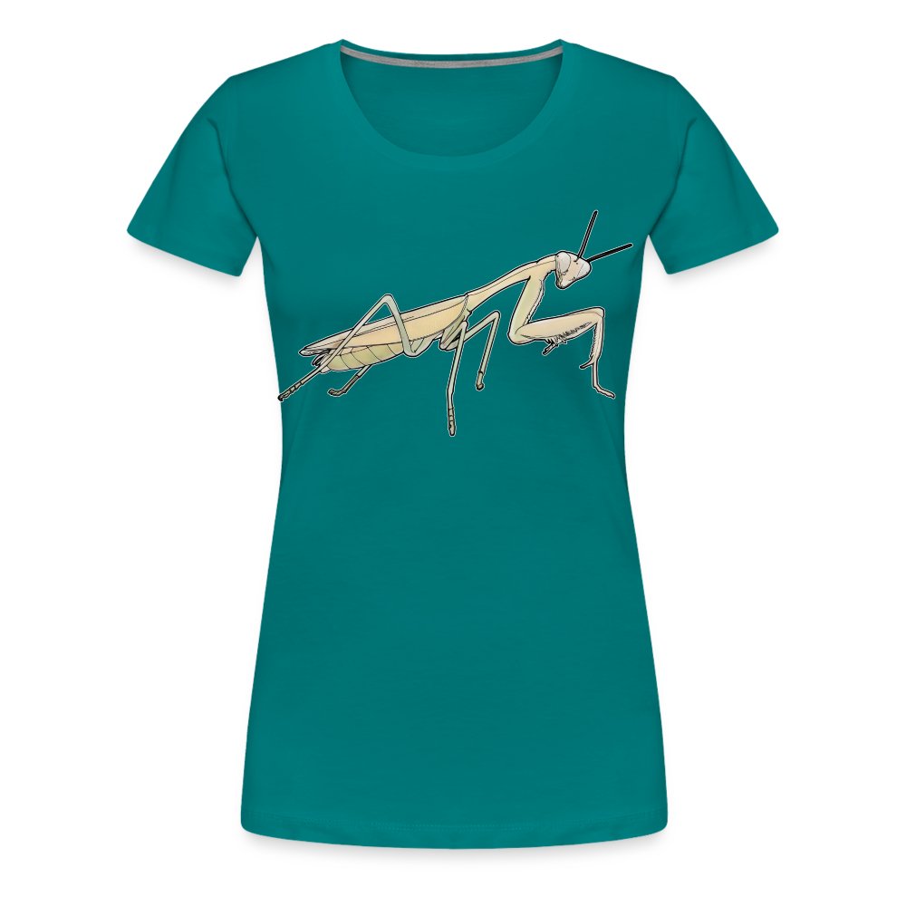 Frauen Basic T-Shirt Hierodula membranacea female - Divablau