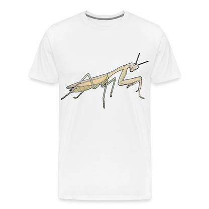 Männer Basic T-Shirt Hierodula membranacea female - weiß