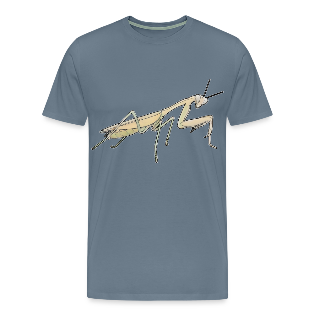 Männer Basic T-Shirt Hierodula membranacea female - Blaugrau