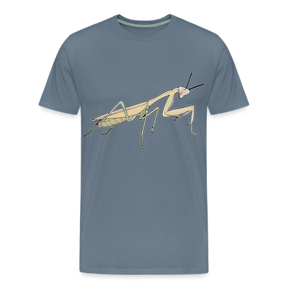 Männer Basic T-Shirt Hierodula membranacea female - Blaugrau