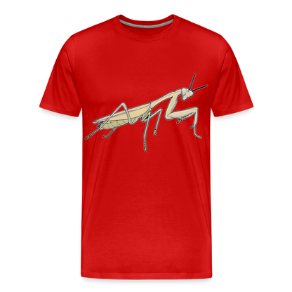 Männer Basic T-Shirt Hierodula membranacea female - Rot
