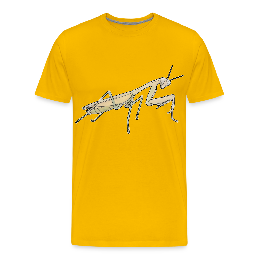 Männer Basic T-Shirt Hierodula membranacea female - Sonnengelb