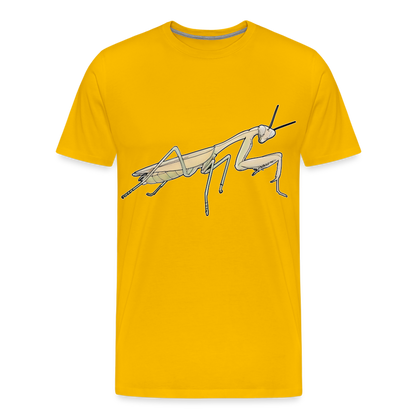 Männer Basic T-Shirt Hierodula membranacea female - Sonnengelb