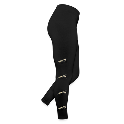 Frauen Jersey Leggings Hierodula membranacea female - Schwarz