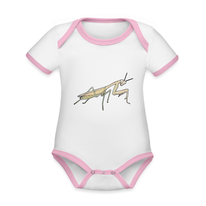 Baby Bio Kontrastbody Hierodula membranacea female - Weiß/Rose