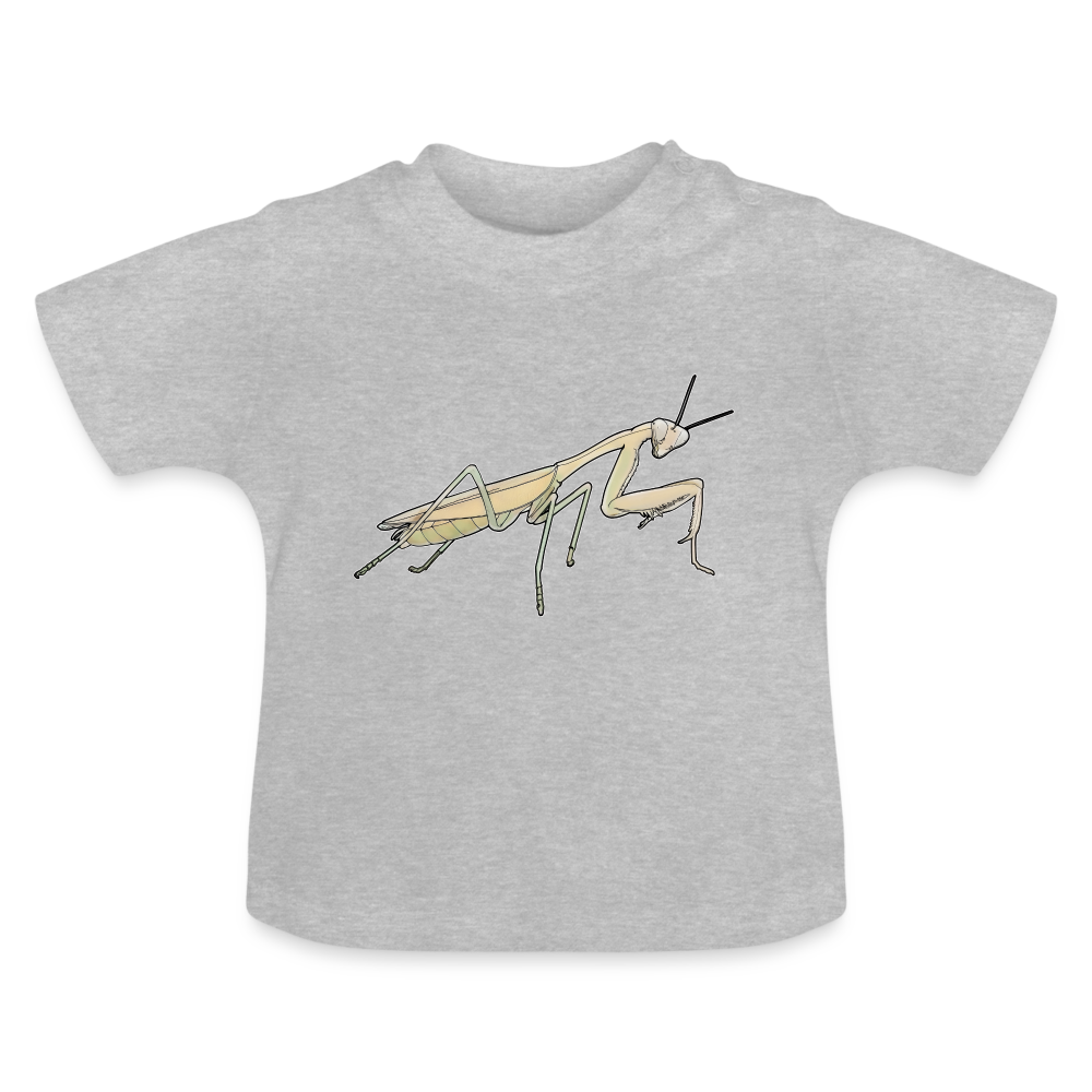 Baby T-Shirt Hierodula membranacea female - Grau meliert