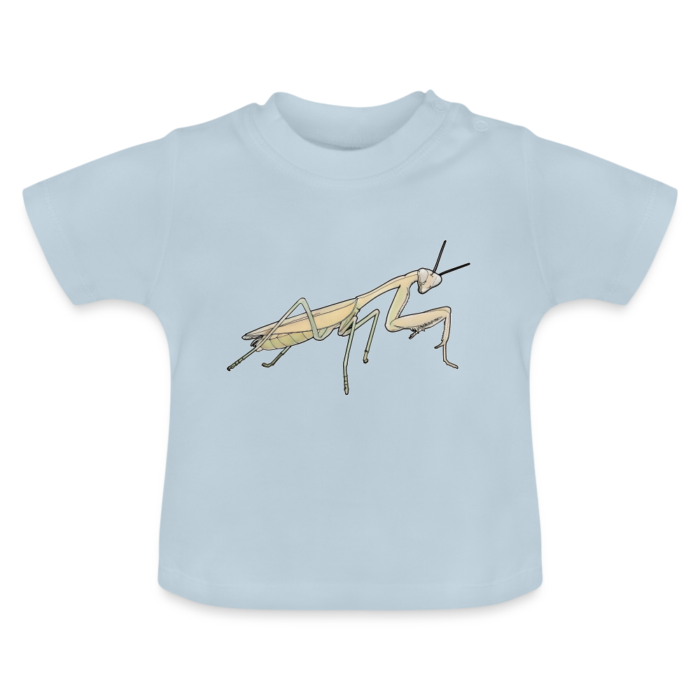 Baby T-Shirt Hierodula membranacea female - Hellblau