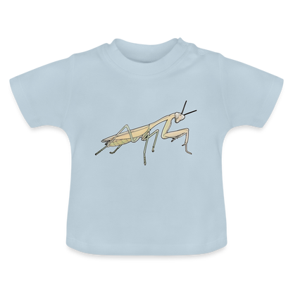 Baby T-Shirt Hierodula membranacea female - Hellblau