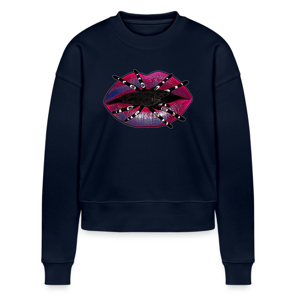 Frauen Stanley/Stella Bio Sweatshirt Tarantula Lips - Navy