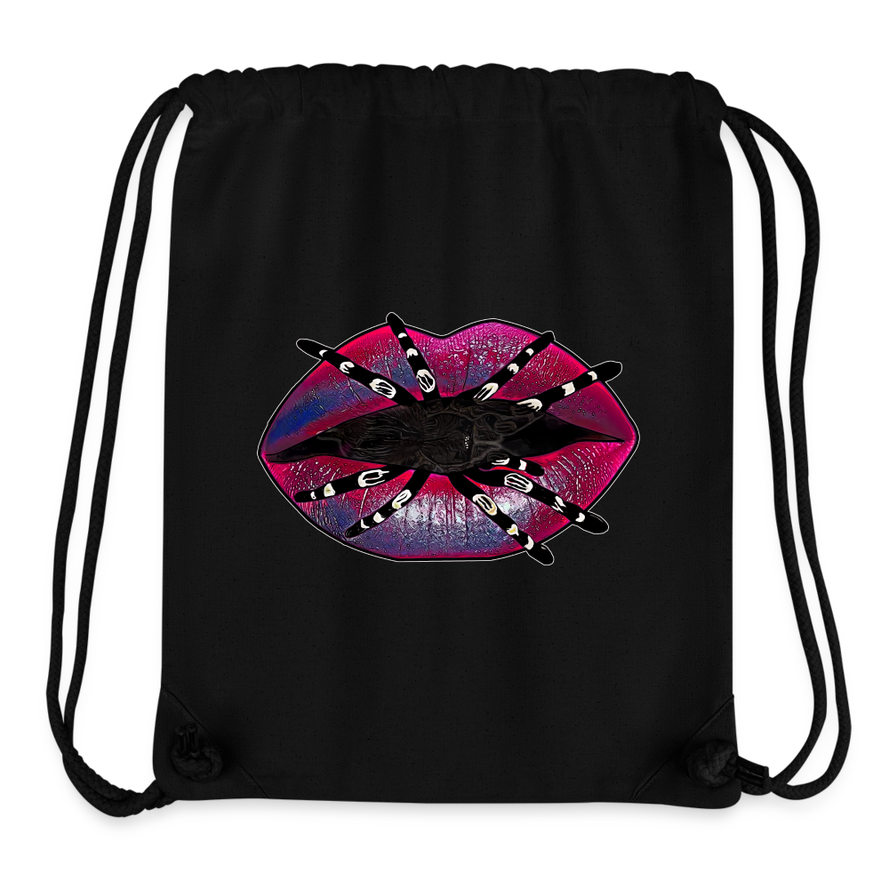 Gym Bag Stanley & Stella Tarantula Lips - Schwarz