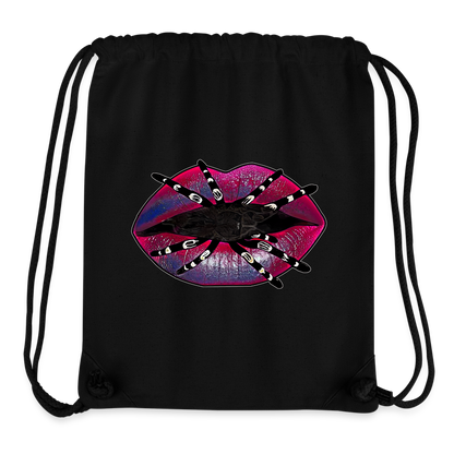 Gym Bag Stanley & Stella Tarantula Lips - Schwarz