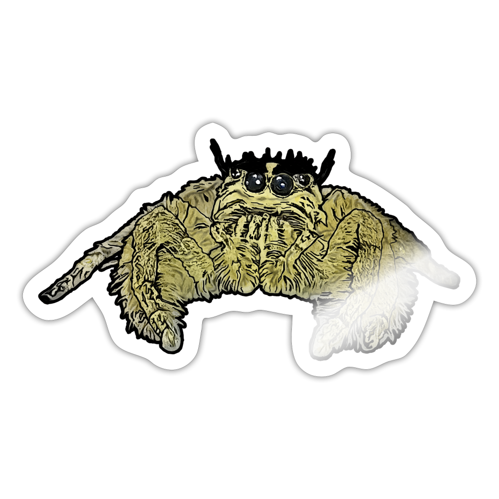 Sticker Hyllus diardi - Weiß glänzend