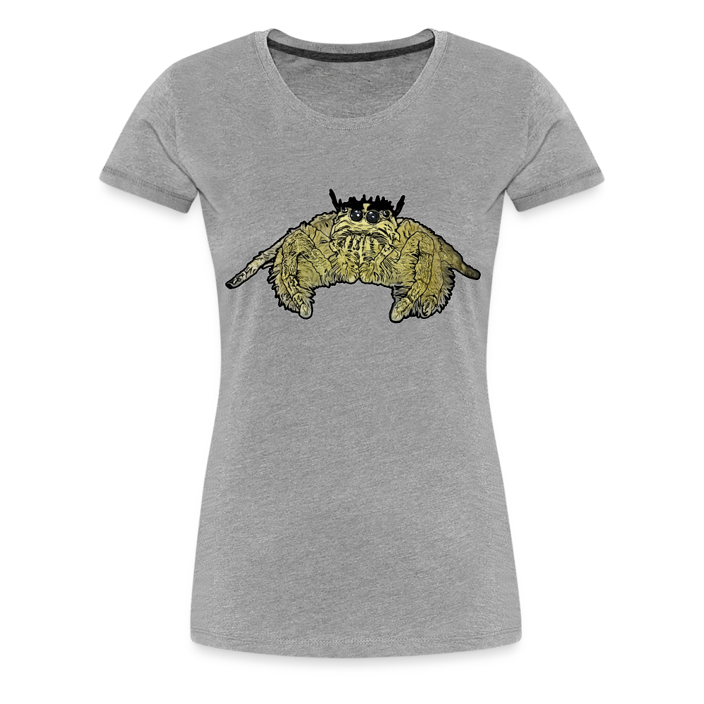 Frauen Basic T-Shirt Hyllus diardi - Grau meliert