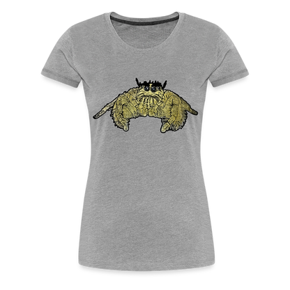 Frauen Basic T-Shirt Hyllus diardi - Grau meliert