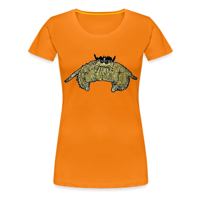 Frauen Basic T-Shirt Hyllus diardi - Orange